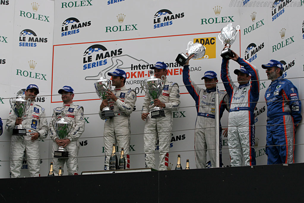 The P1 podium   - 2007 Le Mans Series Nurburgring 1000 km