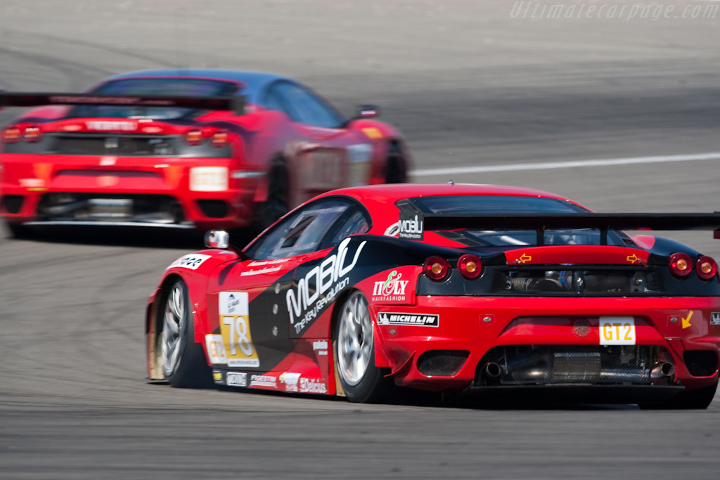 Ferraris in the first corner - Chassis: 2446  - 2009 Le Mans Series Nurburgring 1000 km