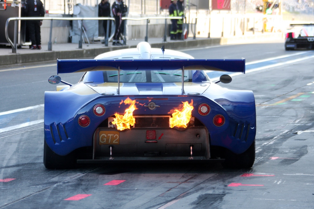 Flames! - Chassis: XL9AB01G37Z363190  - 2009 Le Mans Series Nurburgring 1000 km