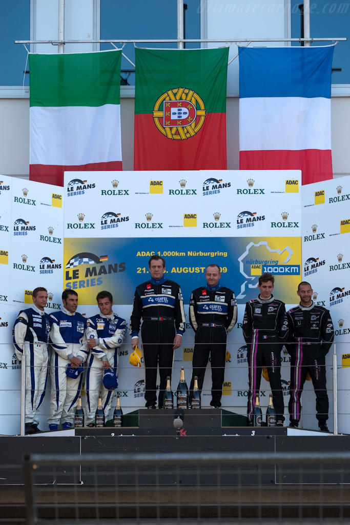 LMP2 podium   - 2009 Le Mans Series Nurburgring 1000 km
