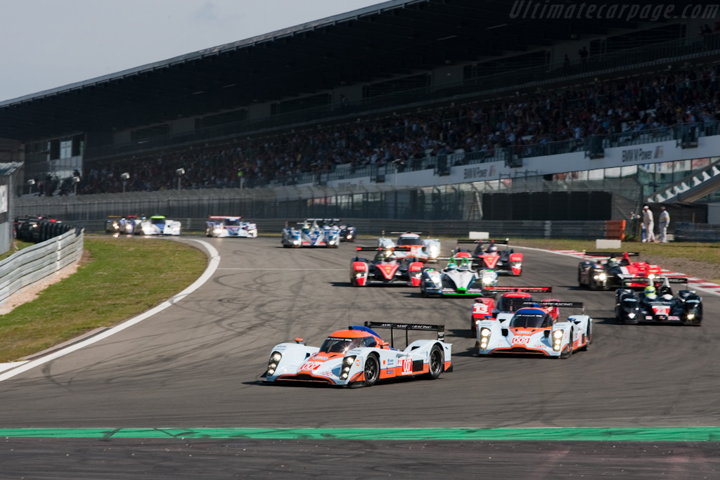 Off they go! - Chassis: B0960-HU02S  - 2009 Le Mans Series Nurburgring 1000 km