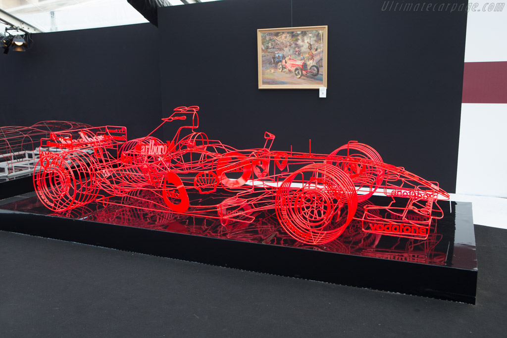 Ferrari 248 F1 wire frame   - 2015 Retromobile