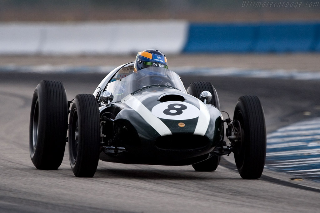 David Brabham in his father's Cooper - Chassis: F2-23A-58  - 2009 Sebring 12 Hours