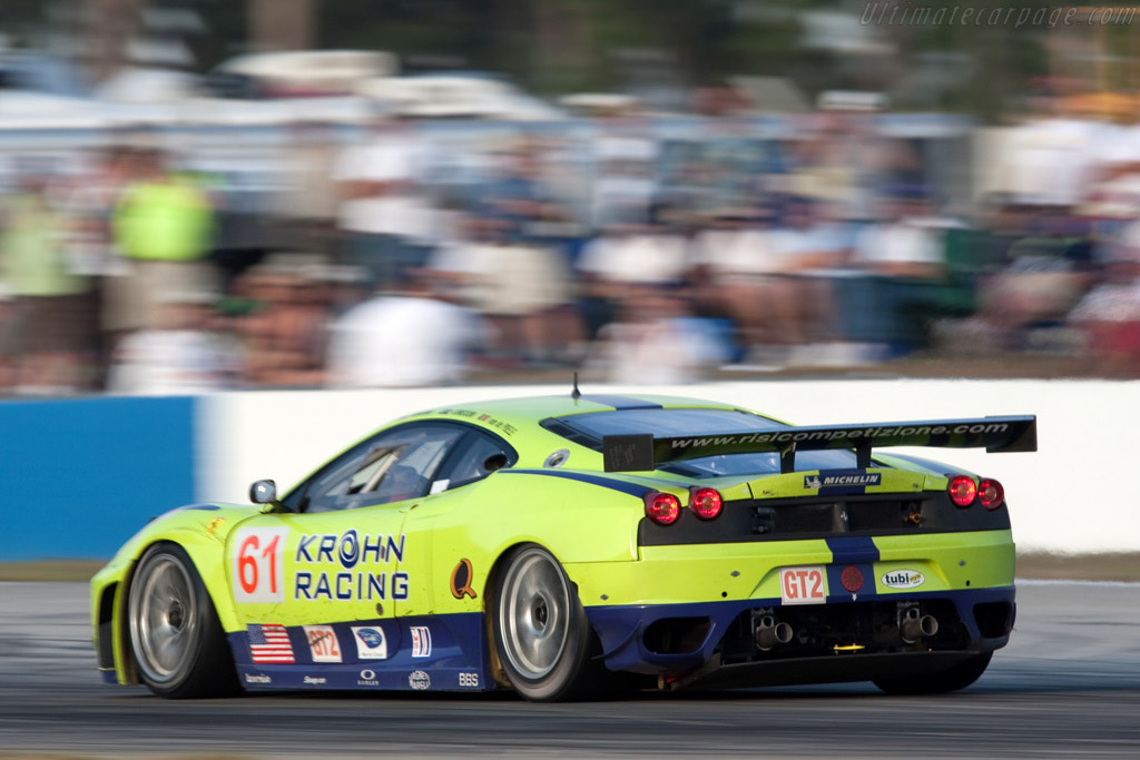 Ferrari F430 GTC - Chassis: 2656 - Entrant: Risi Competizione - Driver: Tracy Krohn / Nic Jonsson / Eric van de Poele - 2009 Sebring 12 Hours