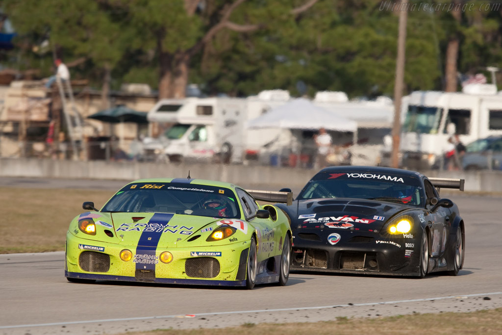 Ferrari F430 GTC - Chassis: 2656 - Entrant: Risi Competizione - Driver: Tracy Krohn / Nic Jonsson / Eric van de Poele - 2009 Sebring 12 Hours