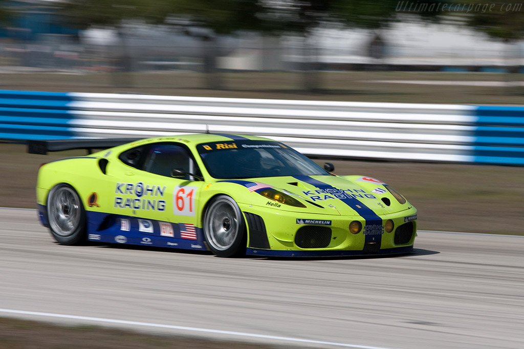 Ferrari F430 GTC - Chassis: 2656 - Entrant: Risi Competizione - Driver: Tracy Krohn / Nic Jonsson / Eric van de Poele - 2009 Sebring 12 Hours