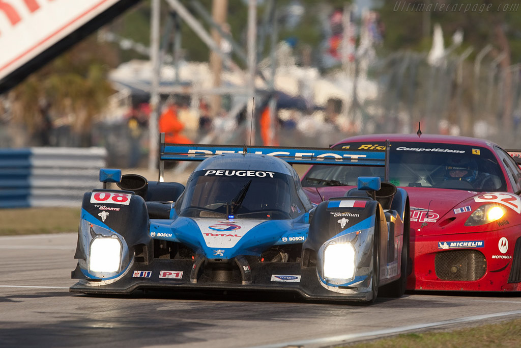 Peugeot 908 HDI Fap - Chassis: 908-03 - Entrant: Team Peugeot Total - Driver: Stephane Sarrazin / Franck Montagny / Sebastien Bourdais - 2009 Sebring 12 Hours