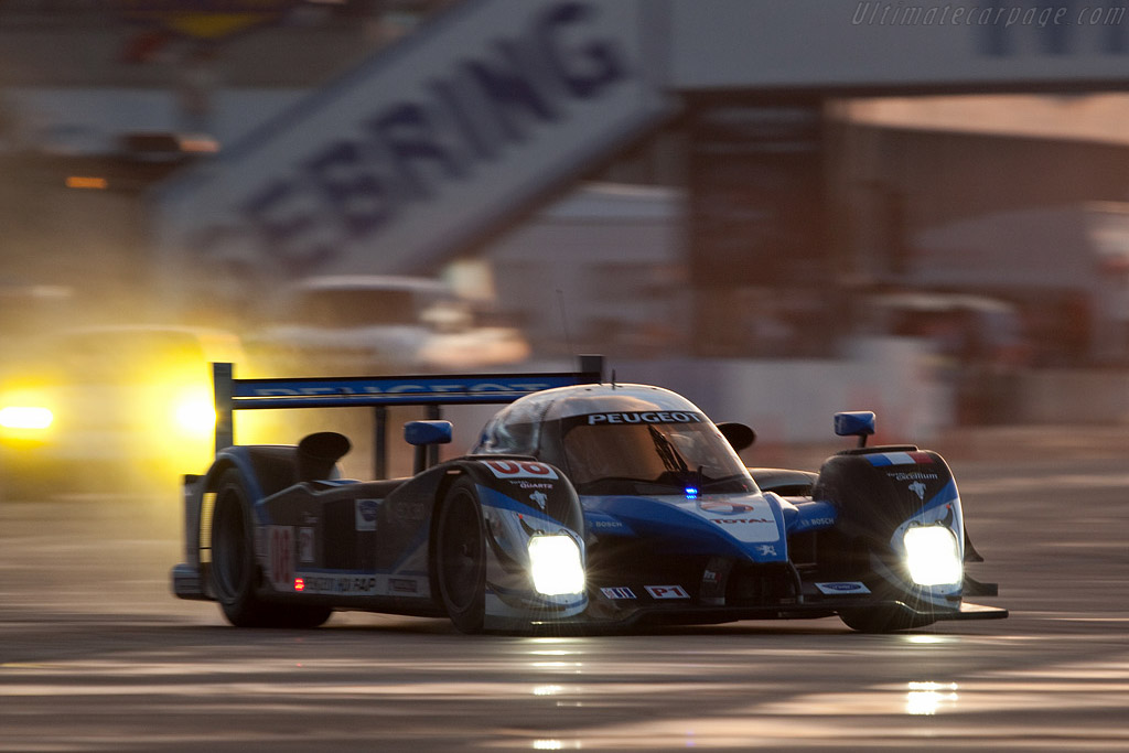 Peugeot 908 HDI Fap - Chassis: 908-03 - Entrant: Team Peugeot Total - Driver: Stephane Sarrazin / Franck Montagny / Sebastien Bourdais - 2009 Sebring 12 Hours