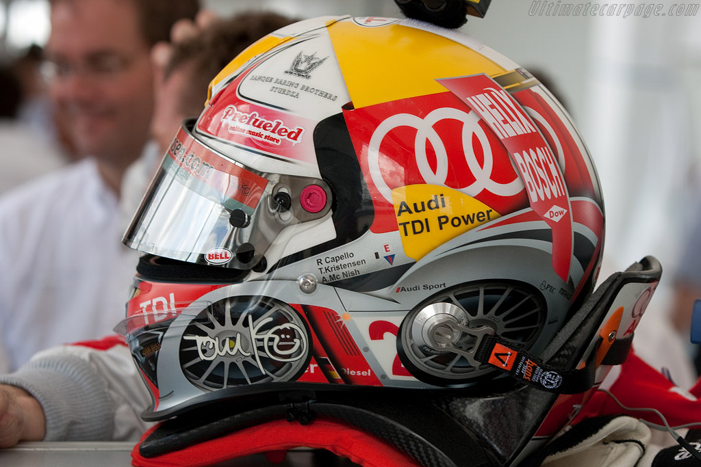 TK's new helmet   - 2009 Sebring 12 Hours