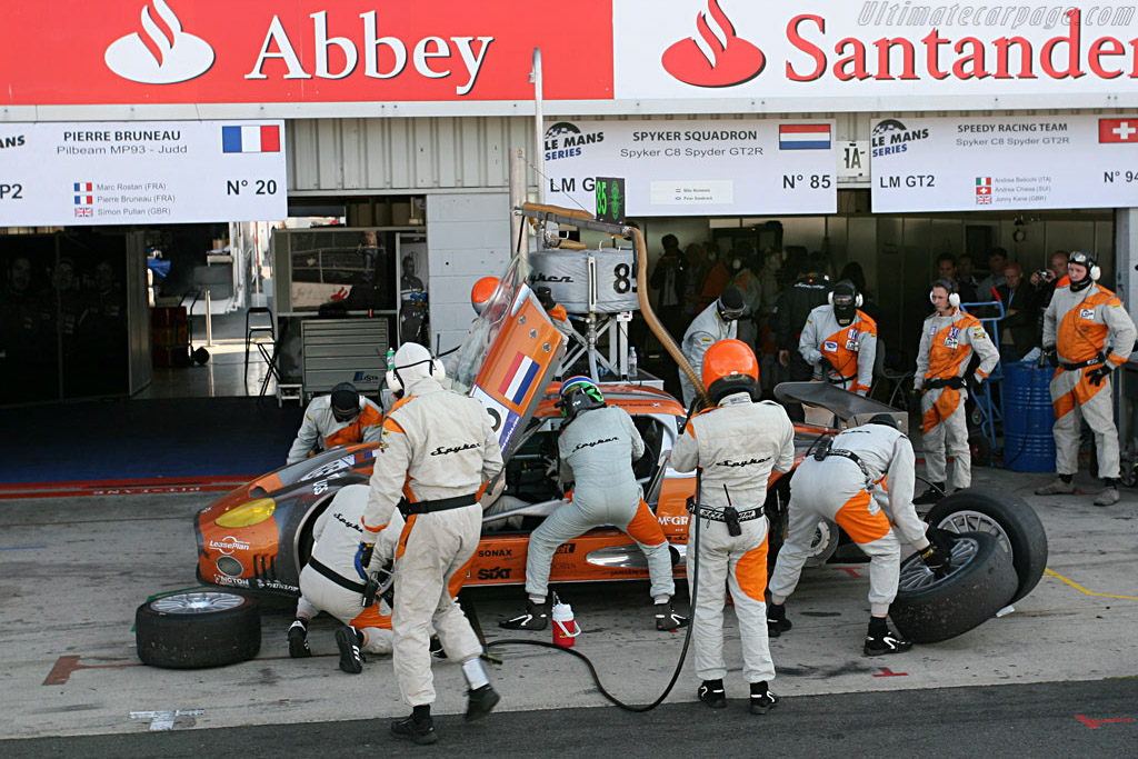 New fuel, tires and driver - Chassis: XL9GB11H150363098 - Entrant: Spyker Squadron - 2007 Le Mans Series Silverstone 1000 km