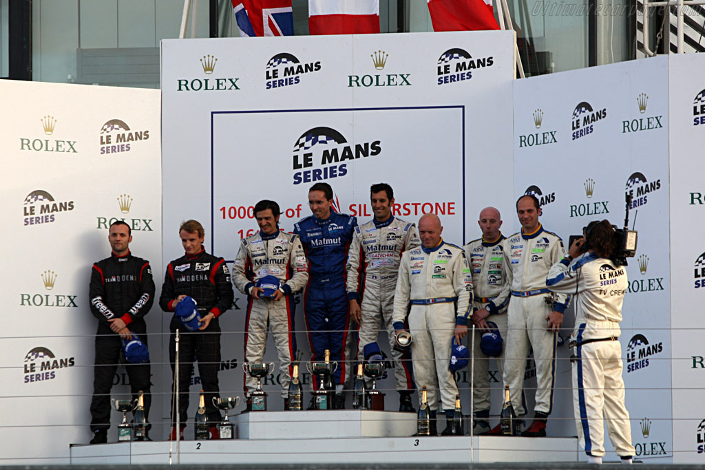 The GT1 Podium   - 2007 Le Mans Series Silverstone 1000 km