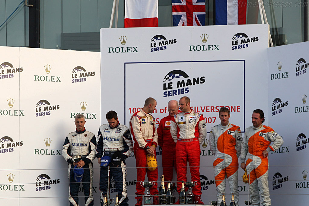 The GT2 Podium   - 2007 Le Mans Series Silverstone 1000 km