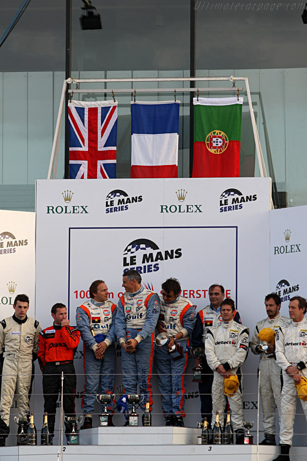 The LMP2 Podium   - 2007 Le Mans Series Silverstone 1000 km