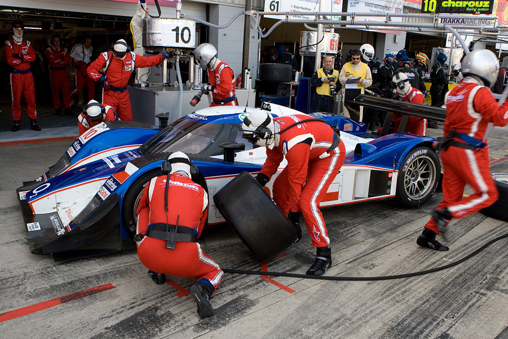 Fuel and tires for the Lola Aston - Chassis: B0860-HU02  - 2008 Le Mans Series Silverstone 1000 km