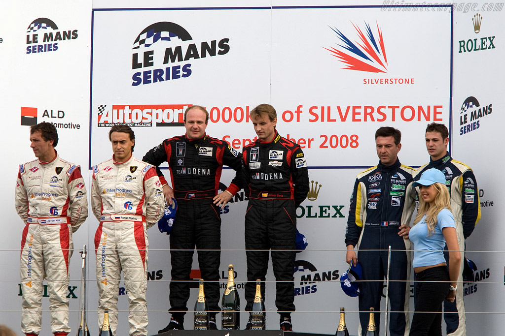 GT1 Podium   - 2008 Le Mans Series Silverstone 1000 km