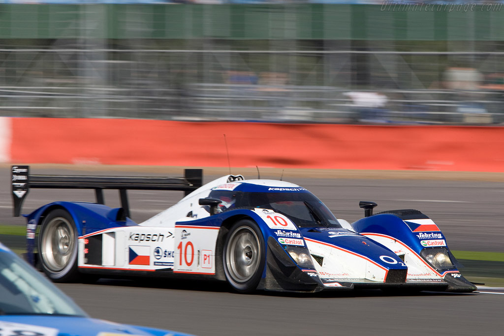 Lola Aston rushing past the pit exit - Chassis: B0860-HU02  - 2008 Le Mans Series Silverstone 1000 km