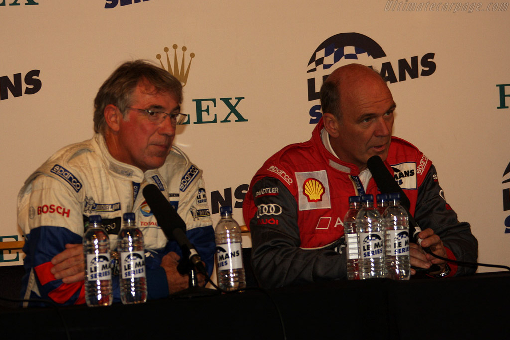 Michel Barge and Wolfgang Ulrich   - 2008 Le Mans Series Silverstone 1000 km