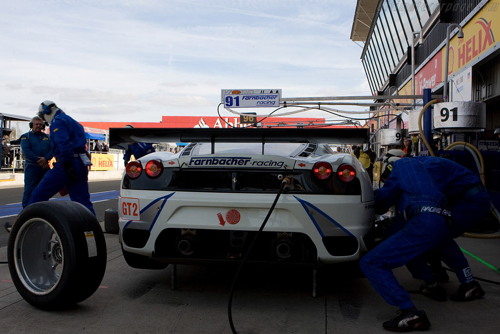 Third for the Farnbacher Ferrari - Chassis: 2612  - 2008 Le Mans Series Silverstone 1000 km