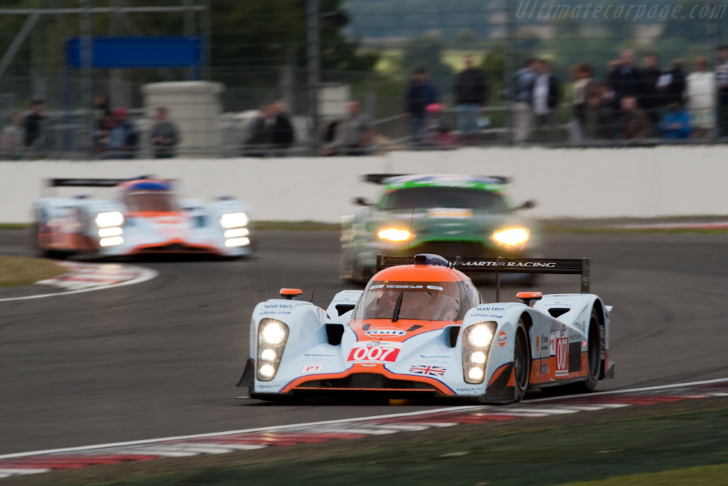 Astons in the mix - Chassis: B0960-HU02S  - 2009 Le Mans Series Silverstone 1000 km