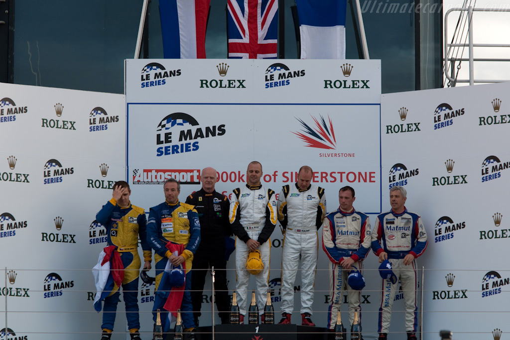 GT2 podium   - 2009 Le Mans Series Silverstone 1000 km