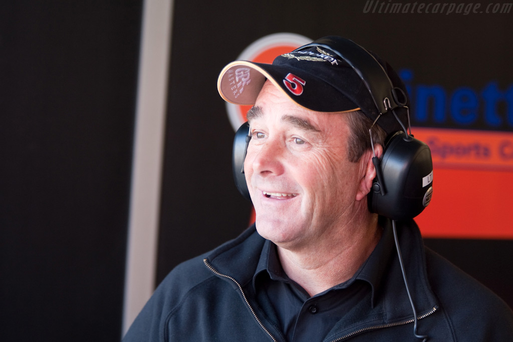 Good old Nigel Mansell   - 2009 Le Mans Series Silverstone 1000 km