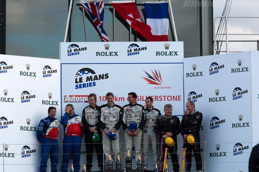 LMP2 podium   - 2009 Le Mans Series Silverstone 1000 km