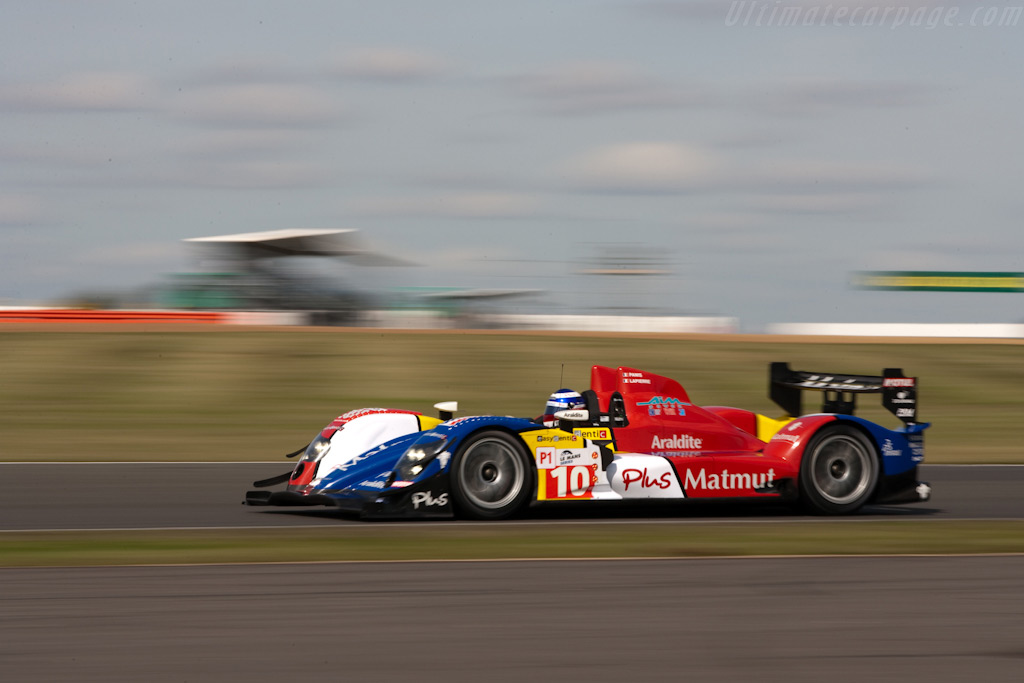 Olivier Panis in the ever improving Oreca - Chassis: 03  - 2009 Le Mans Series Silverstone 1000 km