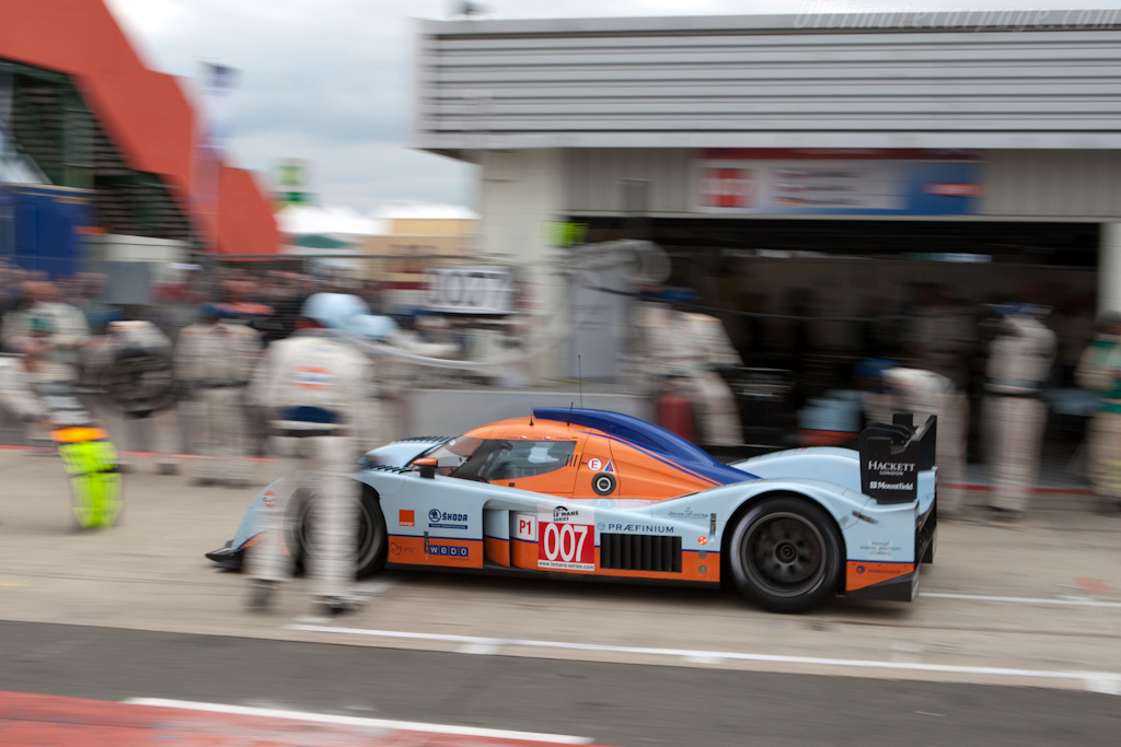 Pits from the lead - Chassis: B0960-HU02S  - 2009 Le Mans Series Silverstone 1000 km