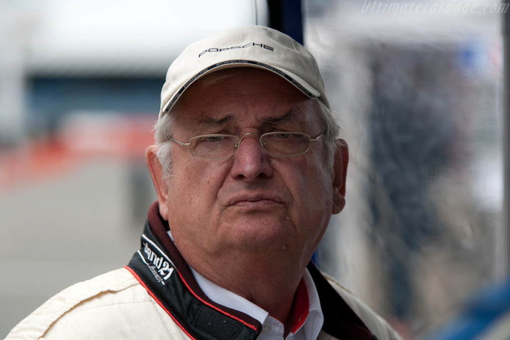 Porsche legend Norbert Singer   - 2009 Le Mans Series Silverstone 1000 km