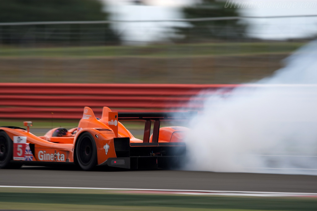Wishbone failure for Nige - Chassis: 09S-06  - 2009 Le Mans Series Silverstone 1000 km