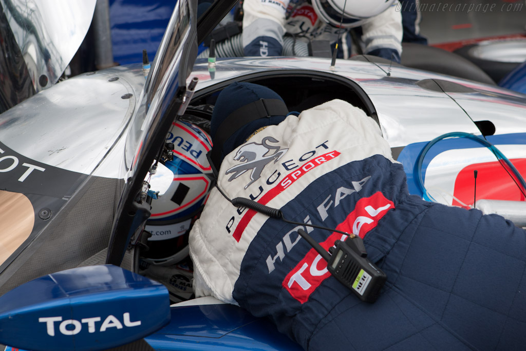 Davidson strapped in   - 2010 Le Mans Series Silverstone 1000 km (ILMC)