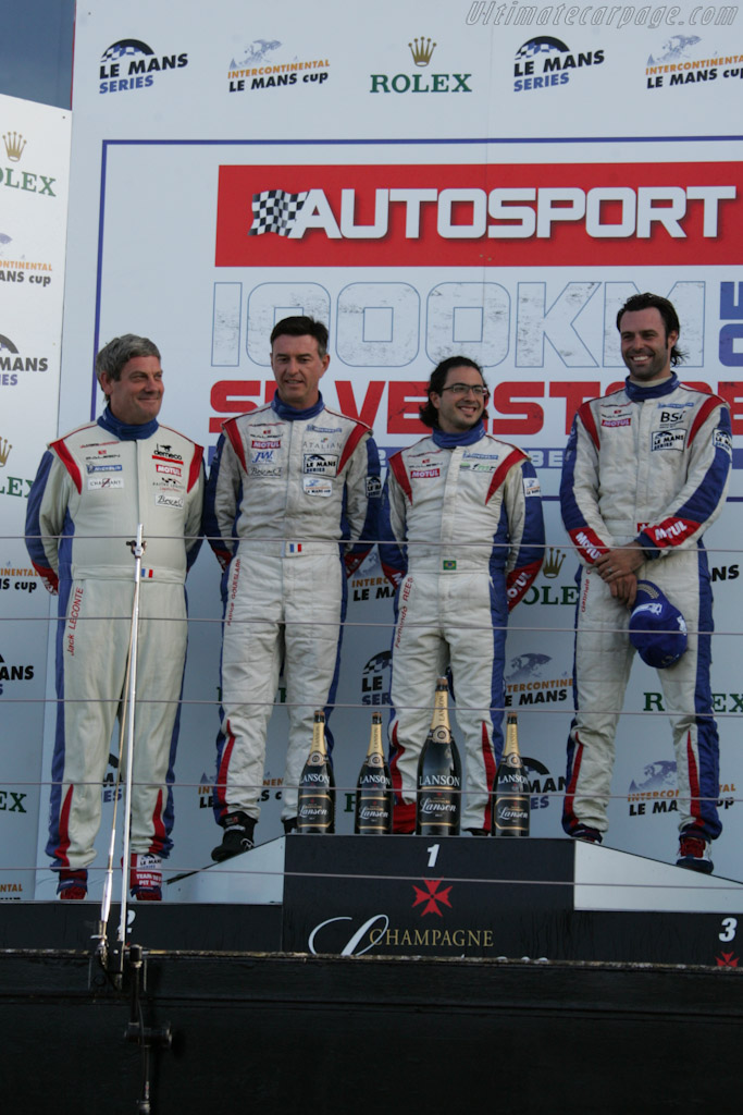 GT1 podium   - 2010 Le Mans Series Silverstone 1000 km (ILMC)