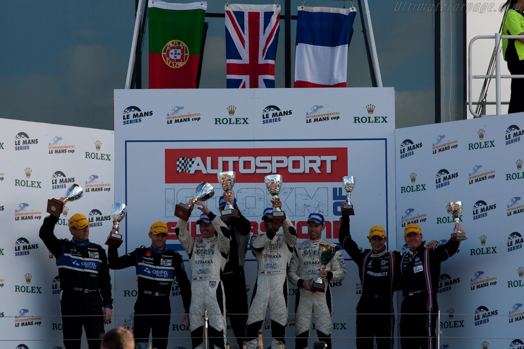 LMP2 podium   - 2010 Le Mans Series Silverstone 1000 km (ILMC)