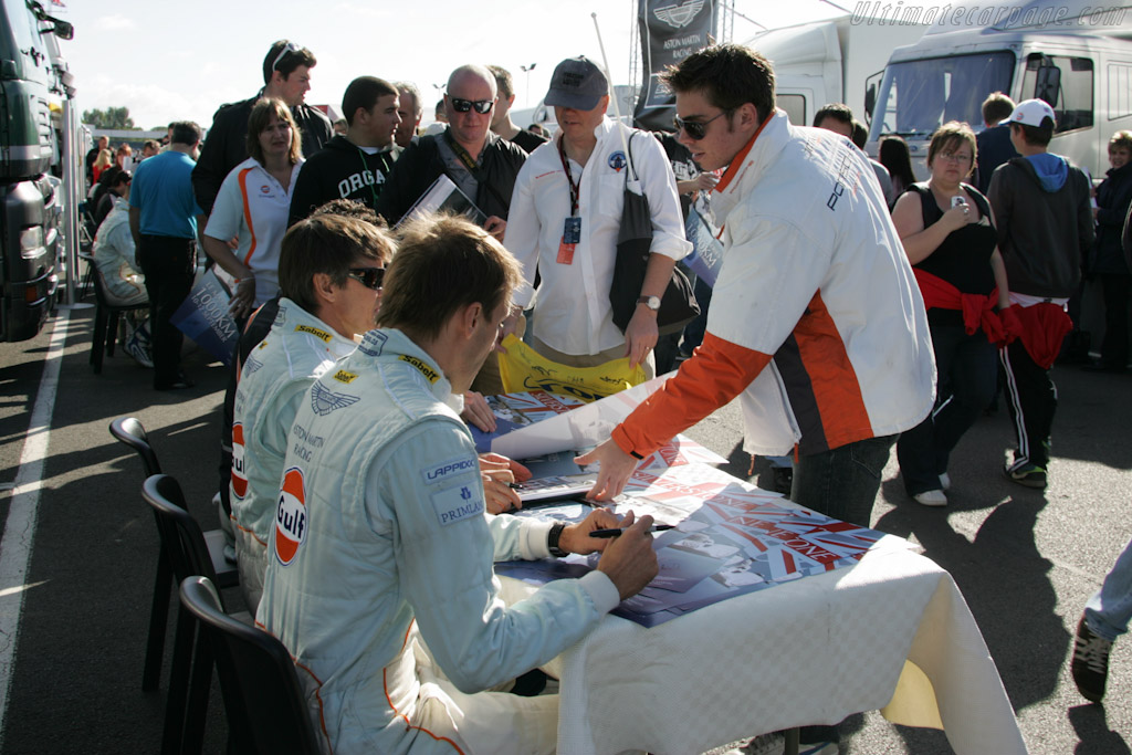 The Aston Martin Racing drivers   - 2010 Le Mans Series Silverstone 1000 km (ILMC)