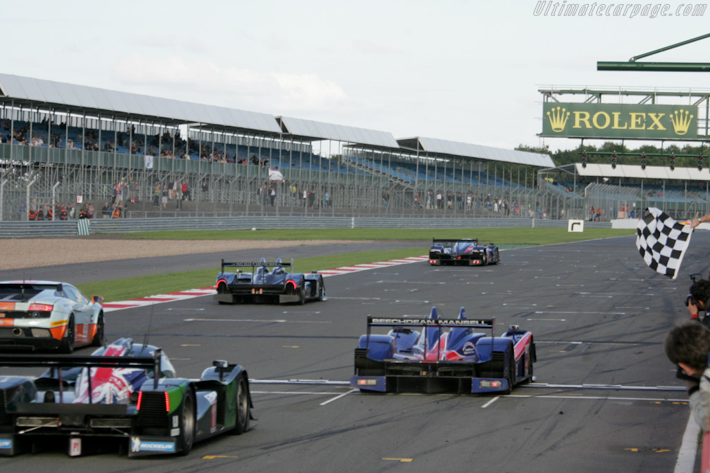 The finish - Chassis: 09S-04  - 2010 Le Mans Series Silverstone 1000 km (ILMC)