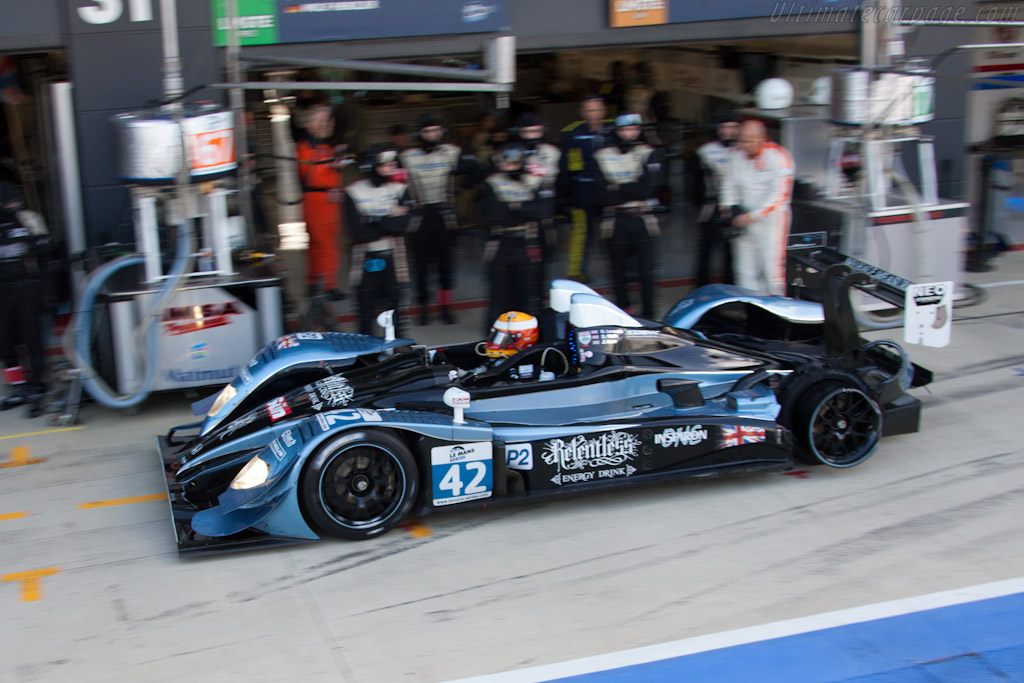 Damaged Strakka HPD - Chassis: LC70-9  - 2011 Le Mans Series 6 Hours of Silverstone (ILMC)
