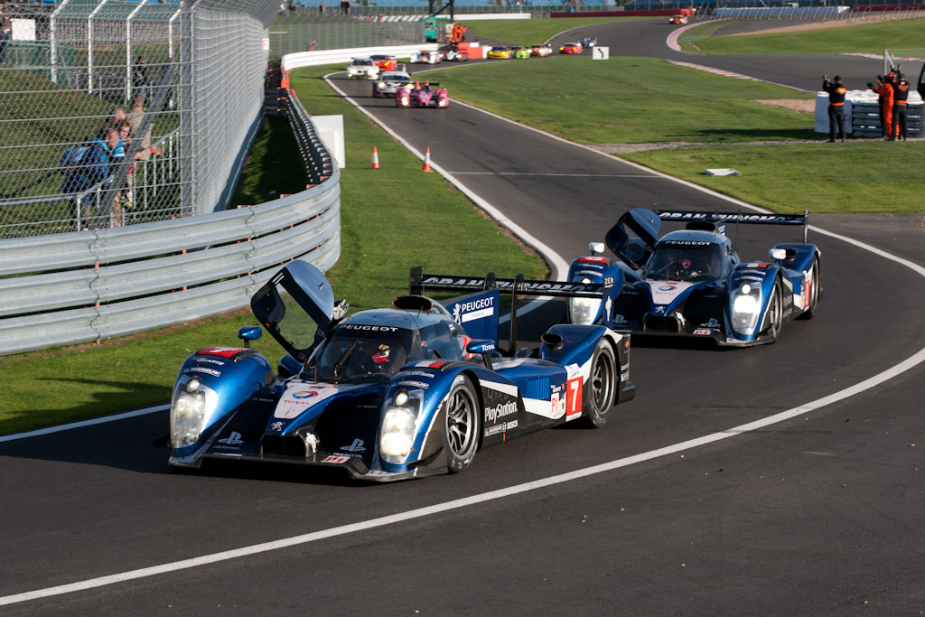The two Peugeots   - 2011 Le Mans Series 6 Hours of Silverstone (ILMC)