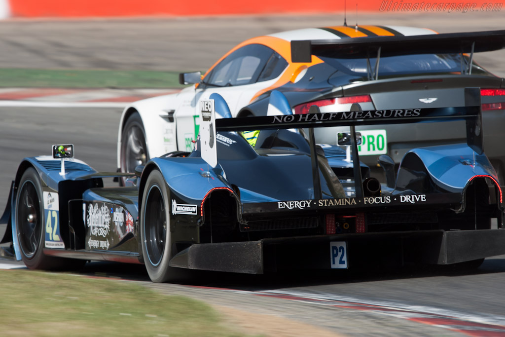 Diving up the inside - Chassis: LC70-9  - 2011 Le Mans Series Spa 1000 km (ILMC)