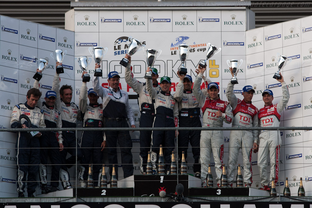 LMP1 Podium   - 2011 Le Mans Series Spa 1000 km (ILMC)