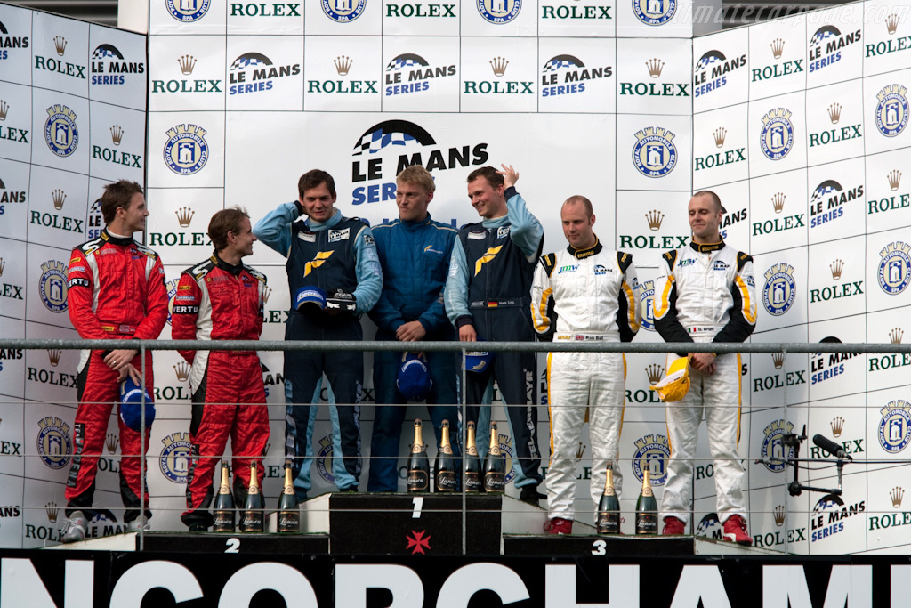 GT2 podium   - 2009 Le Mans Series Spa 1000 km