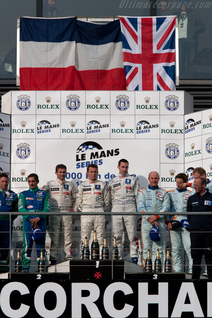 LMP1 podium   - 2009 Le Mans Series Spa 1000 km