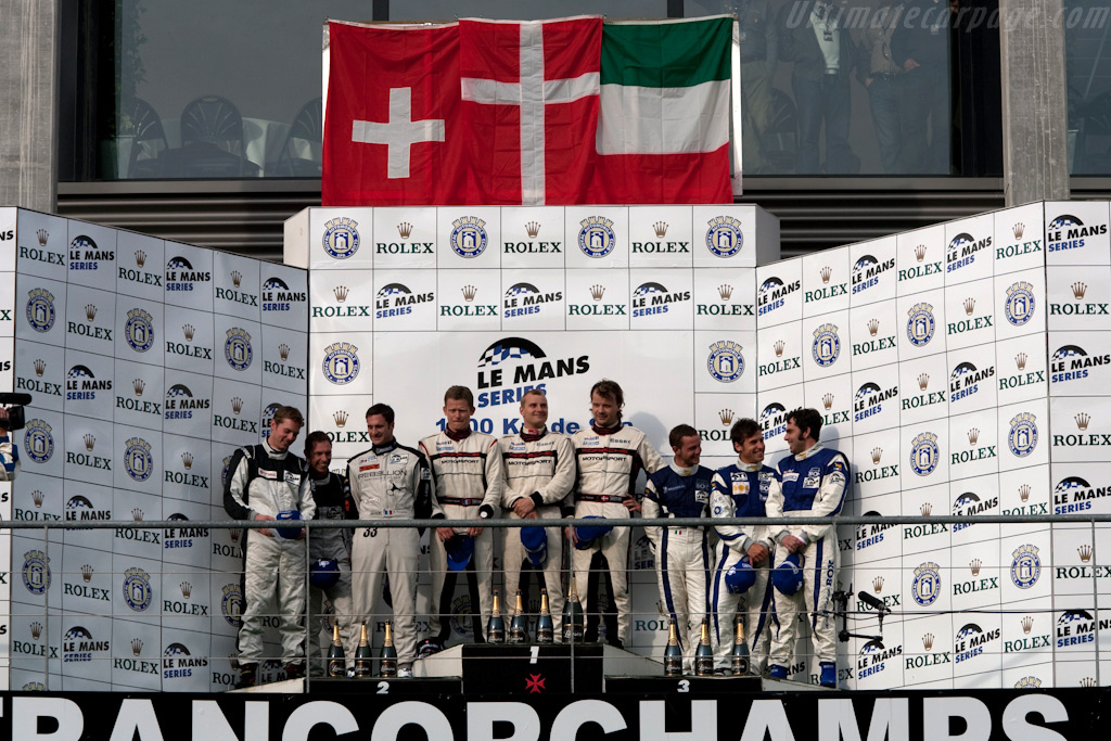 LMP2 podium   - 2009 Le Mans Series Spa 1000 km