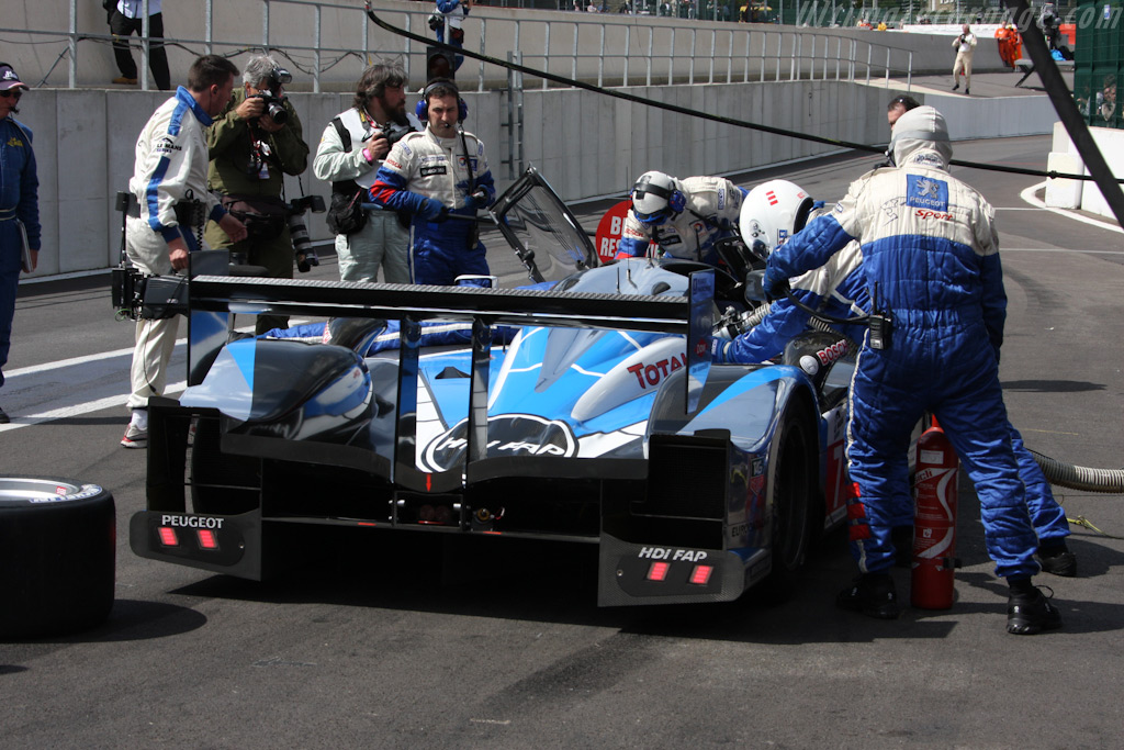 Peugeot stop - Chassis: 908-04  - 2009 Le Mans Series Spa 1000 km