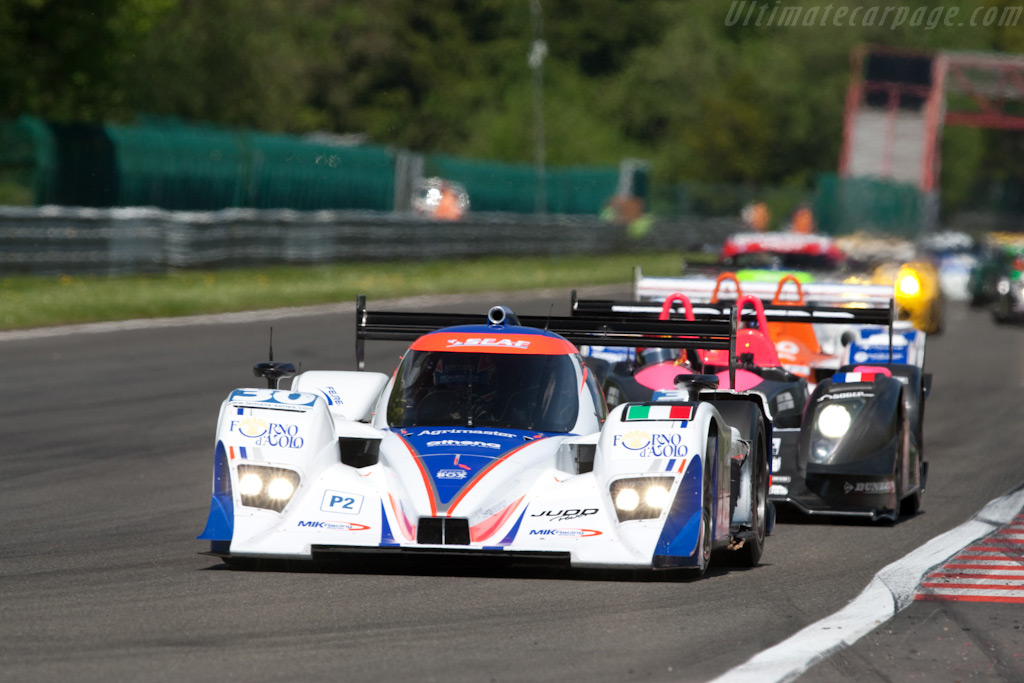 The car continued for seven laps ... - Chassis: B0880-HU04  - 2009 Le Mans Series Spa 1000 km