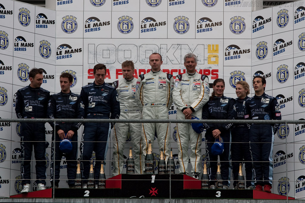 GT1 Podium   - 2010 Le Mans Series Spa 1000 km