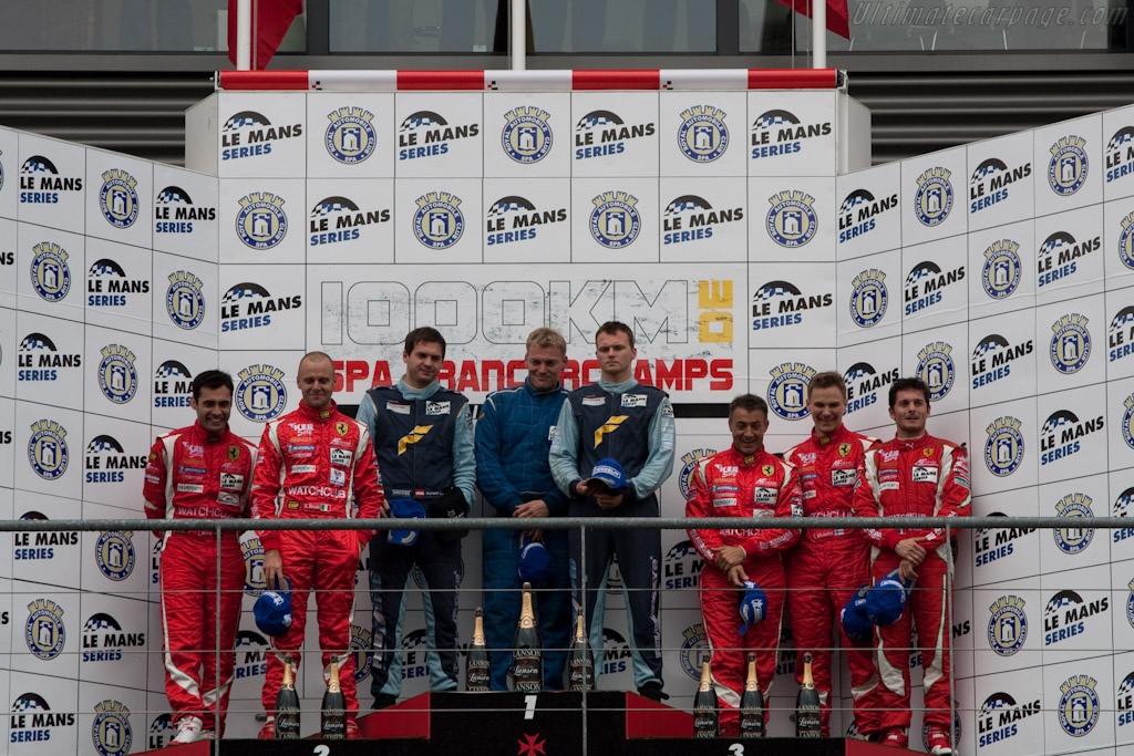 GT2 Podium   - 2010 Le Mans Series Spa 1000 km