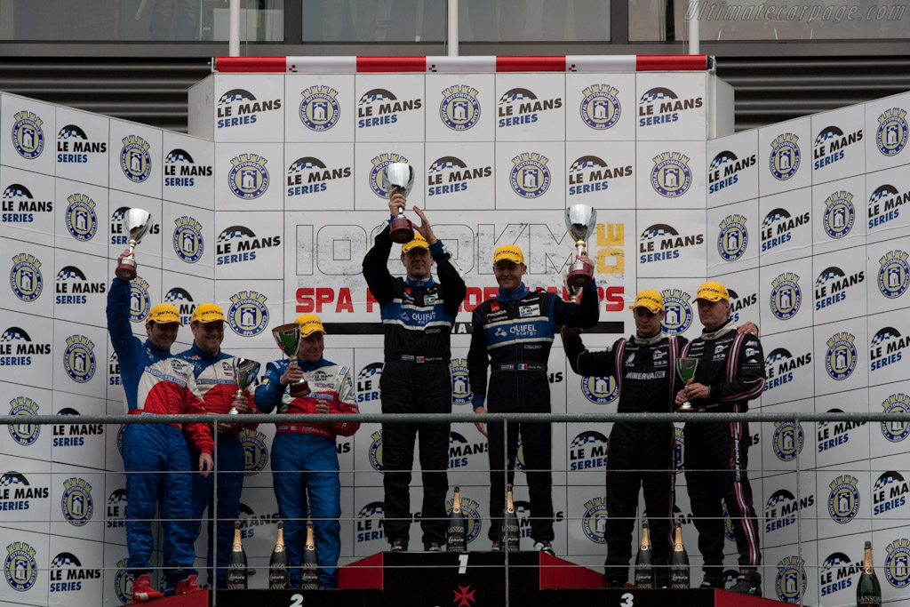 LMP2 Podium   - 2010 Le Mans Series Spa 1000 km