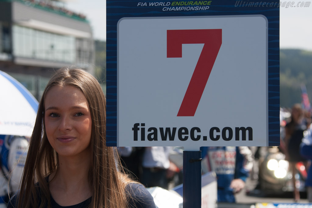 Grid girl   - 2013 WEC 6 Hours of Spa-Francorchamps