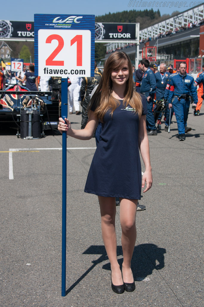 Grid girl   - 2013 WEC 6 Hours of Spa-Francorchamps