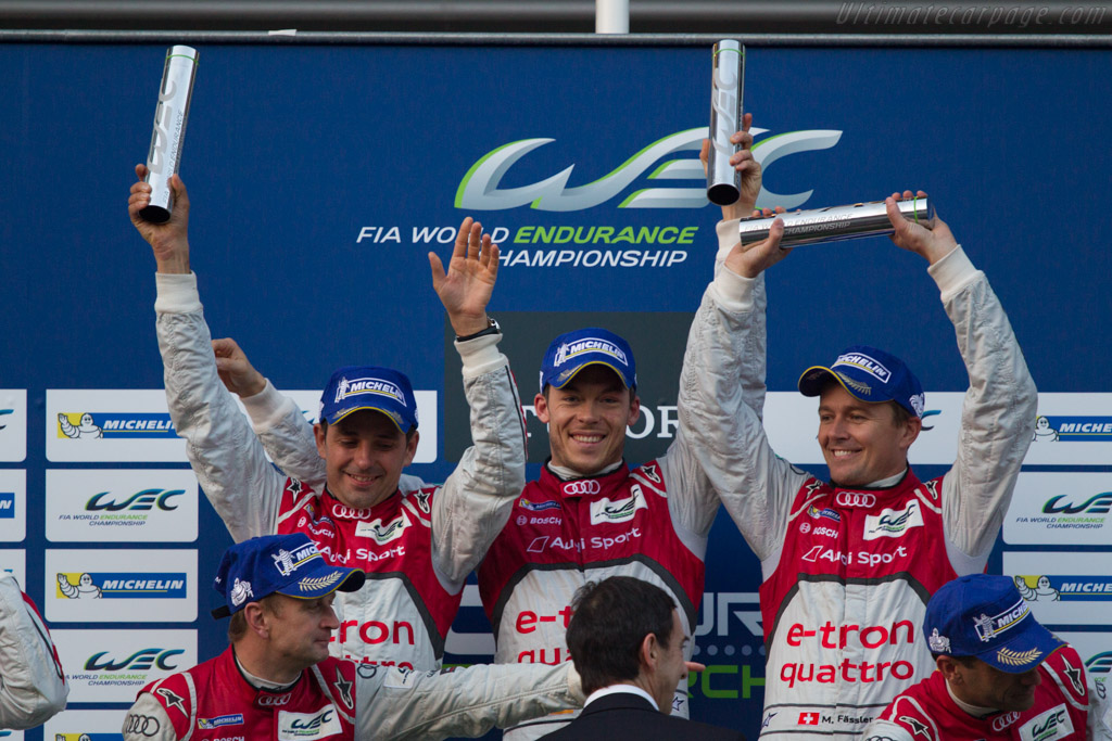The podium   - 2013 WEC 6 Hours of Spa-Francorchamps